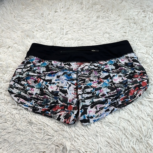 Lululemon Speed Up Short *2.5" Culture Clash Multi Black / Black - Picture 4 of 6